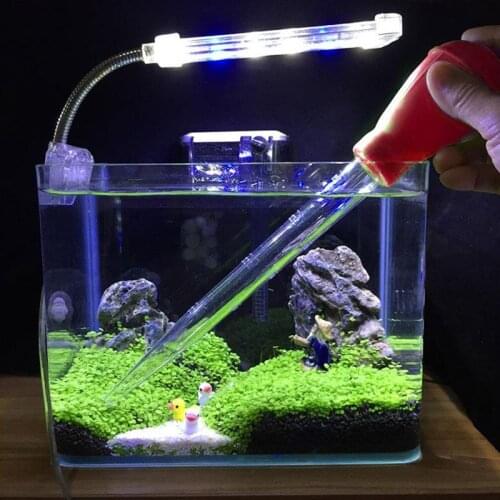 50ml 16.9inch Pipette Aquarium Cleaner Pump Fish Tank Siphon Water Change Tool BBQ Tube For Cleaning Shifting