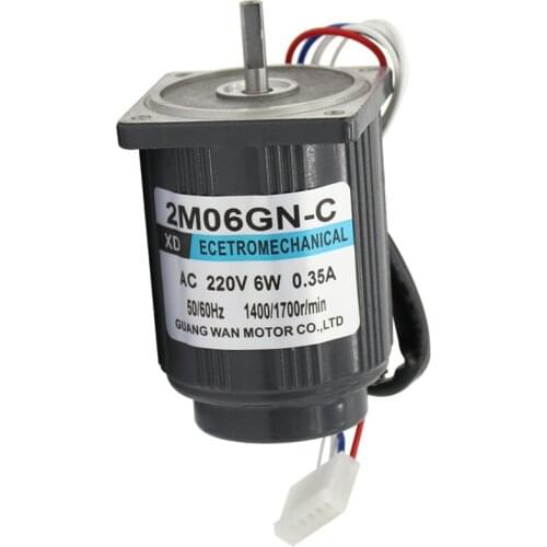 AC220V 50HZ 6W 1400/2800RPM Permanent Magnet Speed Control Motor Suitable for mechanical equipment, power tools,DIY power,etc