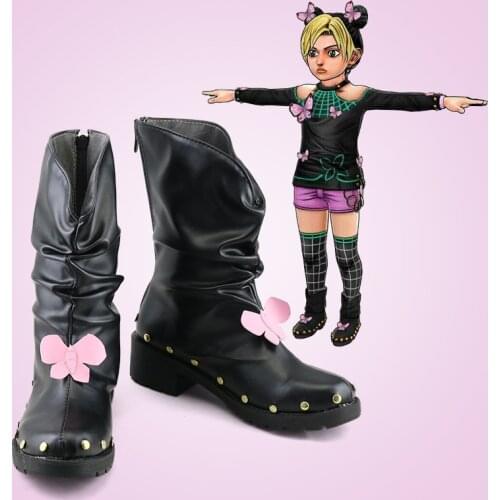 JOJOS BIZARRE ADVENTURE Jolyne Cujoh Jolyne Kujo Anime boots Cosplay Shoes