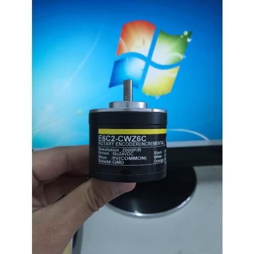 Free shipping Photoelectric encoder E6C2-CWZ6C 2000P / R Warranty for one year