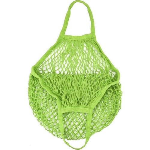 Eco-friendly Large Washable Shopping Bag Heavy Shopping Portable Durable Mesh Net Shopping Bag Fruit Goods Storage Cotton Tote