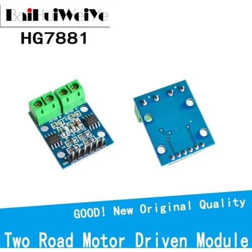 HG7881 HG7881CP Two Road Motor Driven Module For Arduino 2 Channel DC Stepper Motor Driver Board H Bridge