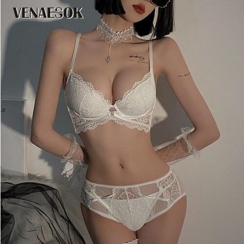 2021 Lace Womens Underwear push up white small breasts summer together will great vice breast prolapse gather sexy bra shields