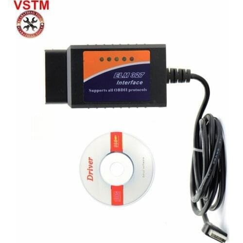 Best quality elm 327 usb with original FT232RL and PIC18F24k80 chip the elmconfig software elm327 usb obd scanner