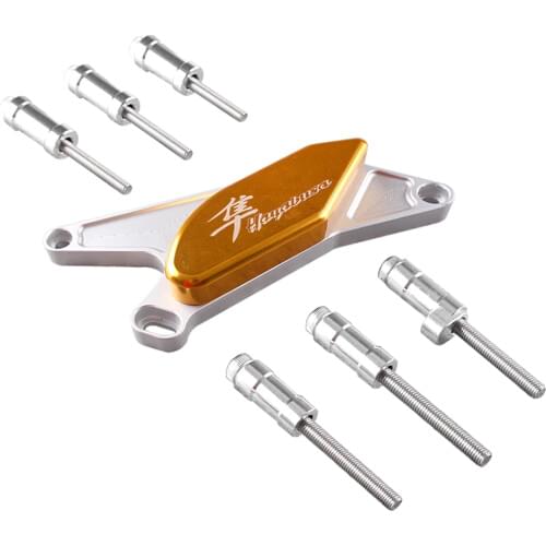 Motorcycle Engine Guard Frame Stator Slider Protector Cover Kit For Suzuki Hayabusa GSXR1300 & GSX-R1300 2008-2014 Anodized