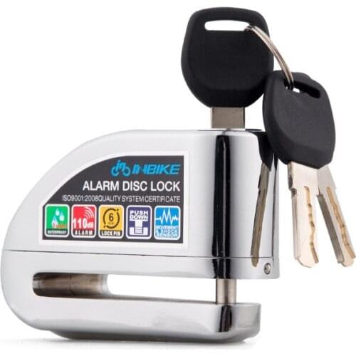 Motorcycle Scooter Disc Brake Lock Motor Bicycle Anti-theft Wheel Disc Brake Lock waterproof Security Alarm Protection