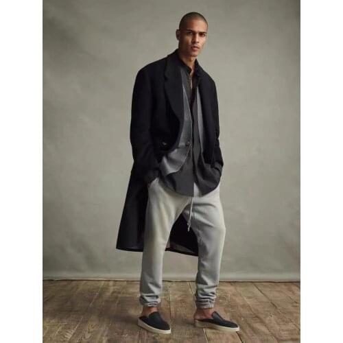 Grace Of God 7TH Spring New Mens Fashion High Street Hip-Hop Casual Loose Woolen Suit Coat