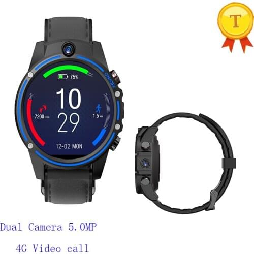 New design dual camera 4g video call Smart Watch Fitness Watch 2019 Color Screen Intelligence android sport Health Bracelet