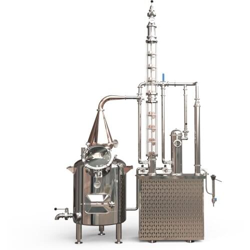 HOOLOO 120L Gourd Distillation Commercial Distiller Whiskey Brewer Distillation System Equipment Brewing Machine