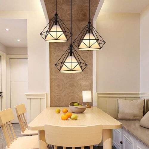 Modern Nordic pendant lights E27 LED industrial loft hanging lamps with 3 styles for living room hotel restaurant bedroom lobby