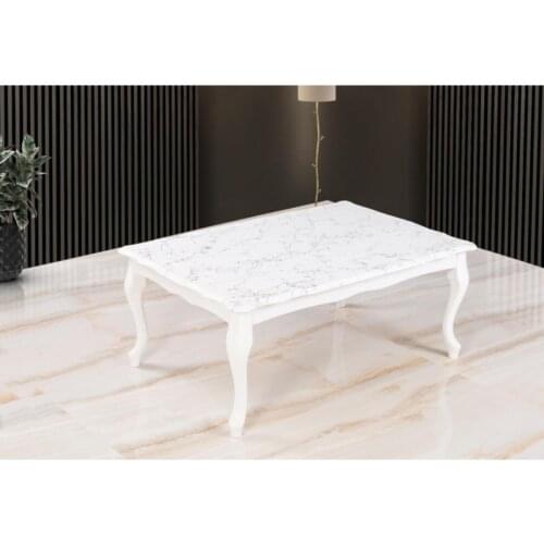 Modern Marble Pattern White Lükens Medium Coffee table coffe table