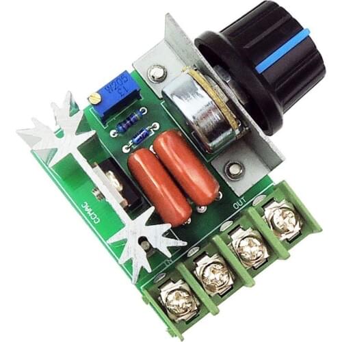 Smart Electronics 220V 2000W Speed Controller SCR Voltage Regulator Dimming Dimmers Thermostat Motor Controller