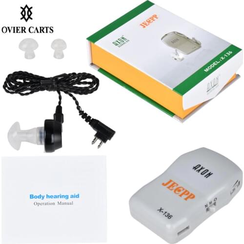 JECPP AXON Ear Hearing Aid Hearing Aids Sound Amplifier Battery Powered Hearing Enhancement Device for Adults & Seniors