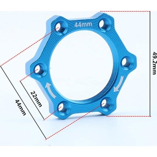 Screw Bicycle Flange Adapter Threaded Hub Brake Disc Base Rotors Parts