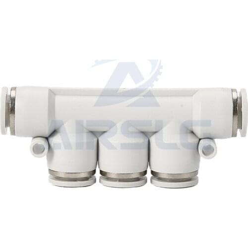 High Quality Air Pneumatic Fitting PK Hose Tube Push In 5 Port Gas Quick Fittings Connector Coupler One Touch PK4 PK6 PK8 PK10