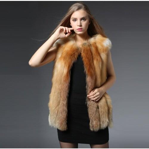 Wefurlena Women's Fur Vests