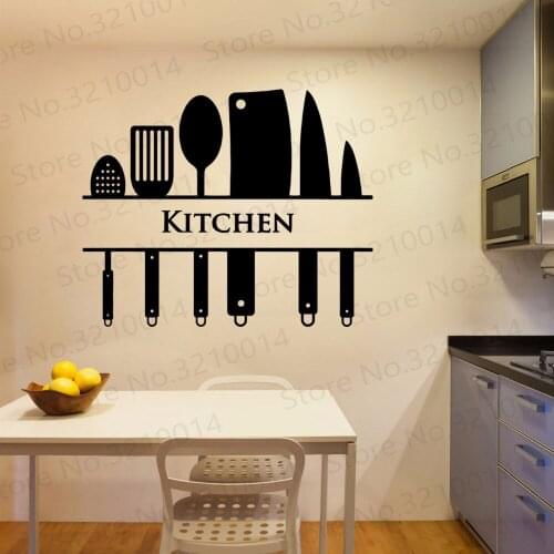 Funny Kitchen Frase Wall Stickers Lover Home Decor Accessories Wall Decor Art Decal For Kitchen Decor Wall Decals PW366