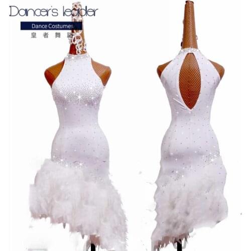 New Latin Dance Dress Competition Dress Costumes Skirt Performing Dress Adult Customize Children Red Matador Skirt Split Skirtes