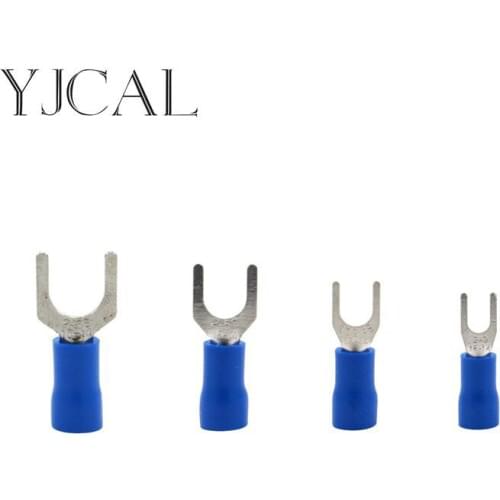 1000PCS Blue Crimp Terminal SV2-3 SV2-4 SV2-5 SV2-6 Combination Cable Wire Connector Ring Insulated Terminal Block A.W.G 16-14