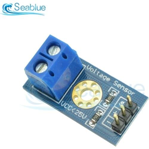 5Pcs/lot DC 0-25V Standard Voltage Sensor Module Test Electronic Bricks Smart Robot For Arduino DIY Kit