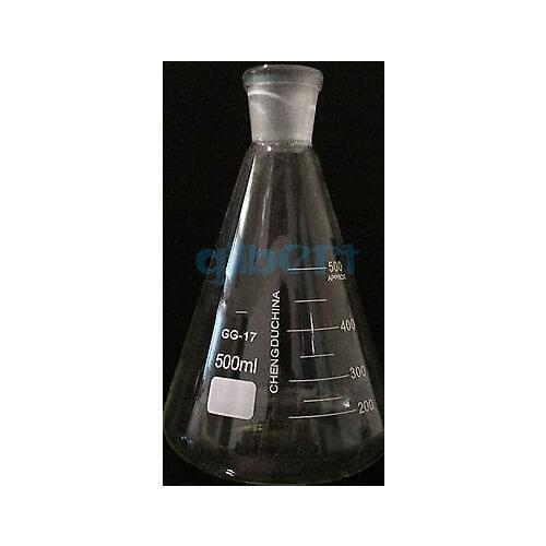 5000ml Quickfit 24/29 Joint Lab Conical Flask Erlenmeyer Boro Glass Graduated