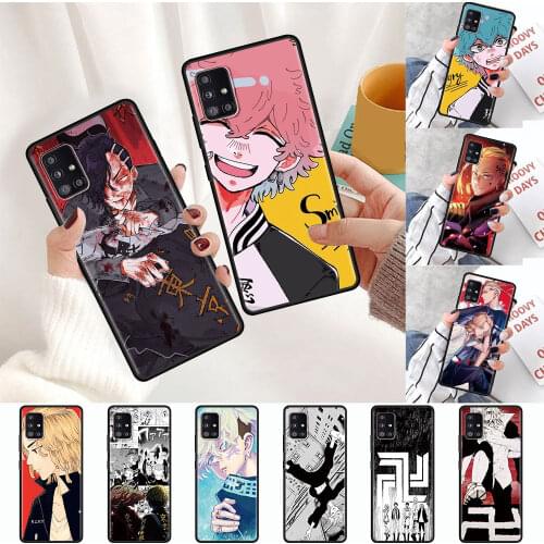 Anime Tokyo Revengers Case For Samsung Galaxy A51 A21s A12 A71 A31 A52 A32 A02s Soft Cover A72 A41 A11 A42 A01 A91 TPU Capa