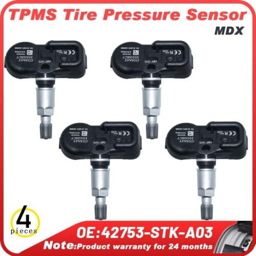 Tire Pressure Sensor Monitoring System TPMS 315MHz PMV-107G For Acura MDX Honda Pilot 07-15 42753STKA03 42753STKA02 42753STKA04