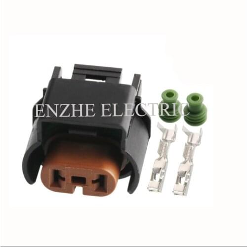 DJ7029WB-2.8-21 car female Connector cable Terminal jacket auto socket 2 pin Connector automotive plug