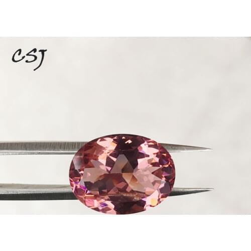 CSJ Created Diaspore Zultanite Oval Cut Loose Gemstone Sultanite For Diy Fine Jewelry 925 Silver Mounting Color Change Stone