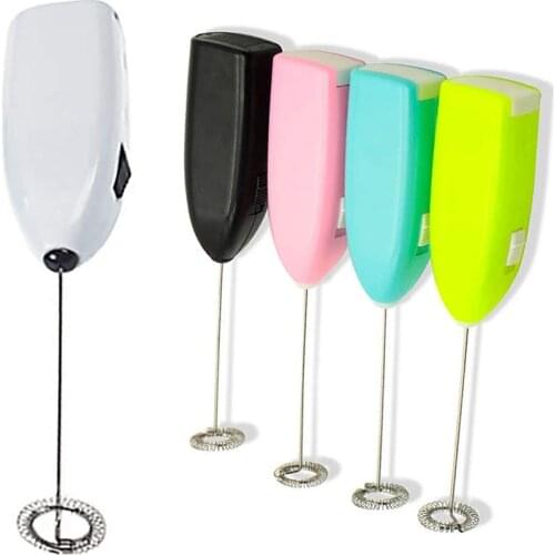 1PC Electric Milk Frother Egg Beater Kitchen Drink Foamer Mixer Stirrer Coffee Chocolate Cappuccino Whisk Kitchen Accessories
