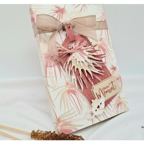 Mmao Crafts Metal Steel Cutting Dies New 3Pcs Leaf decoration Stencil For DIY Scrapbooking Paper/photo Cards Embossing Dies