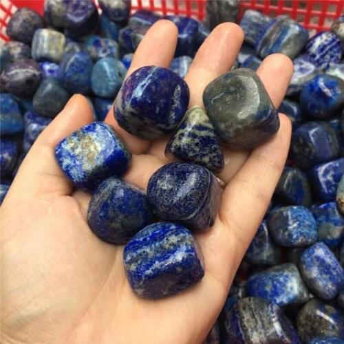 Natural Lapis lazuli Tumbled Stone Irregular Polishing Mineral Crystal Palm stone For Chakra Healing