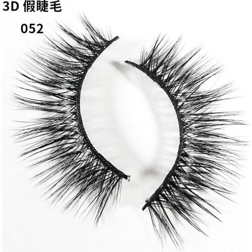 Mink Eyelashes 3D Mink False Eyelashes Handmade Mink Collection 3D High quality Dramatic Lashes Packaging make up tool 052