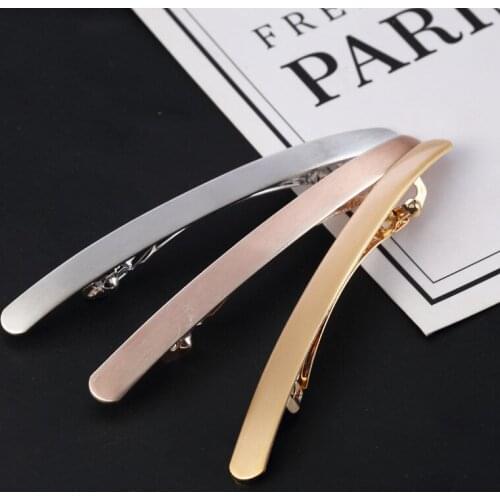 New Trendy Fashion Geometric Ellipse Rectangle Figure 8 Hair Clips For Women Hairpin Headwear Hair Barrette Ponytail Holder