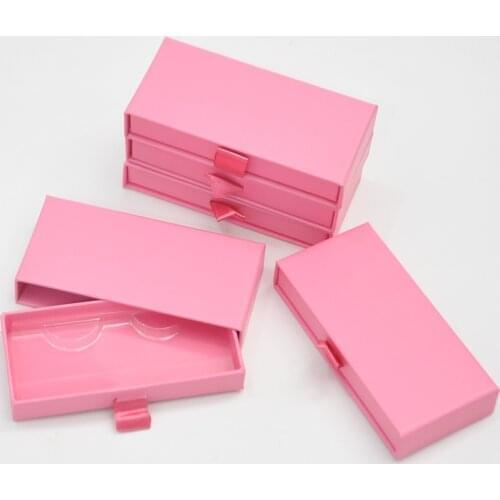 Wholesale False Eyelash Packaging Box Lash Box Package Custom Faux Cils 25mm Mink Lashes Makeup Magnetic Eyelashes Case Vendors