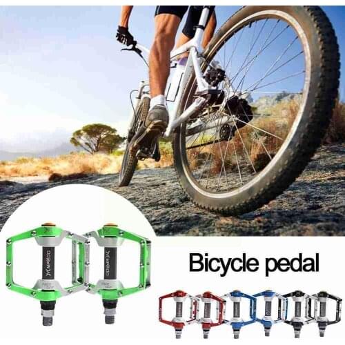Bicycle Pedal Mountain Bike Road Bike Pedal 2 Sealed Non-slip Bicycle Pedal Bearing Pedal Accessories Bicycle Ultra-light G1Q0