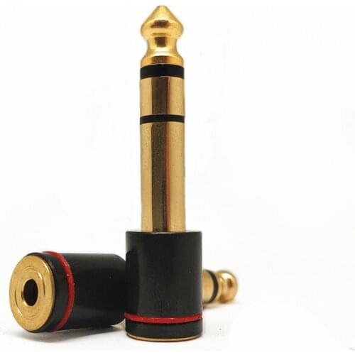 6.35mm To 3.5 mm Audio Converter Adapter 6.5mm 1/4" Male to 3.5mm 1/8" Female Stereo Headphone Plug For Microphone Amplifier