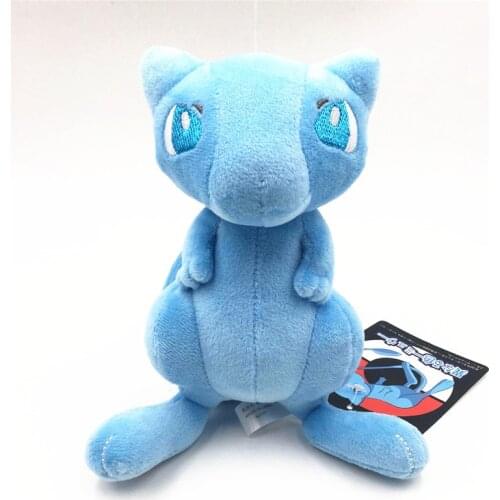 Pokemon Plush stuffed animal toys of different colors Mewtwo Blue fantasy plush doll elf doll cute cartoon creative gift
