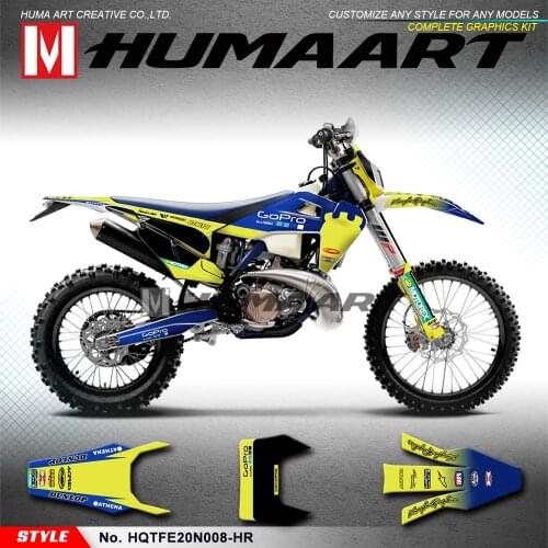HUMAART Custom Decals Wraps Sticker for Husqvarna TE 150i 250i 300i FE250 FE350 FE450 FE501 FE 250 350 450 501 2020 2021