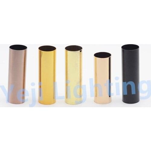 Decoration Casing Pipe Connection Straight tube Lamp base wall lamp tube for led Crystal chandelier pendant light ceiling lamp