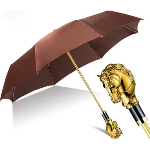 Luxury windproof umbrella business adult uv protection large fashion outdoor umbrella guarda chuva Household Merchandises BD50UU