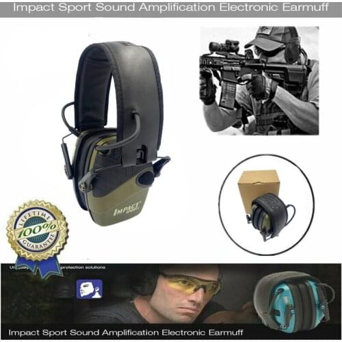 Foldable New Tactical Electronic Shooting Earmuff Anti-noise Headphone Sound Amplification Hot Sale Hearing Protection Headset