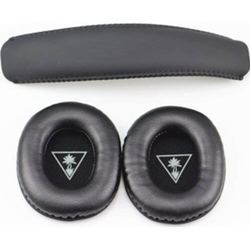 Replacement Earpads Ear Cushion Pad Headband for Turtle Beach FORCE XO7 Recon 50 Force XO Seven Gaming Headphone pads ear pad