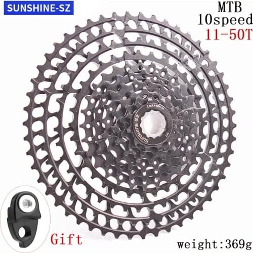 Sunshine 10 11 Speed MTB Bicycle Freewheel Ultralight Cassette Sprocket 11-46T 11- 50T Separate Flywheel Super Light Cassette