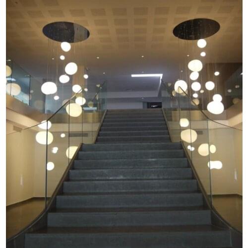 Modern Pendant Lights Cobblestone Pendant Lamp Globe Glass Egg Hanglamp Living Dining Room Kitchen Lighting Fixtures nordic lamp