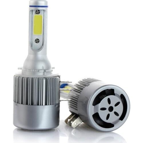 2PCS Canbus H15 LED Car Headlight Hi/Low Beam 12V 8000LM 6000K Lamp C6 LED Auto headlamp Bulb COB Chips Car Styling