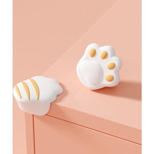 Table corner collision protection baby child table corner soft silicone child anti knock safety angle (2 sets)