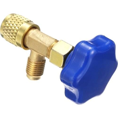 Universal Valve Bottle Opener Dispensing Refrigerant For R22 R134a R410A 1/4SAE Connector Refrigeration Tool Bottle Opener