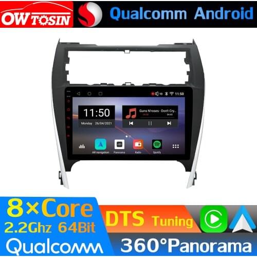 Qualcomm 8Core Android Car Multimedia For Toyota Camry Aurion XV50 2012-2017 360 Camera Radio GPS CarPlay HIFI HDMI DTS 4G WiFi
