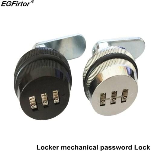High Quality 3 Digit Combination Cam Lock KEYLESS Password Lock Mailbox Cabinet Mechanical Locks For Mailbox Cabinet Door